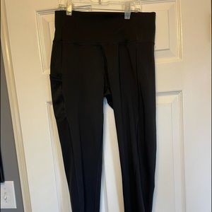 Adidas black crop leggings